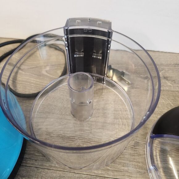 KitchenAid Mini Food Chopper Processor Blue Aqua Sky Kitchen Tool Tested Working - Picture 8 of 13